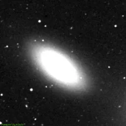 NGC3384 photo taken with red filter