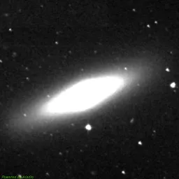 NGC4526 photo taken with red filter