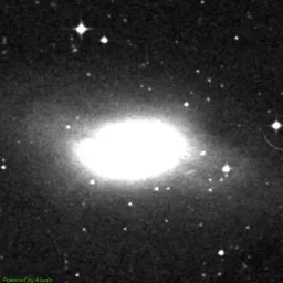 NGC4753 photo taken with red filter