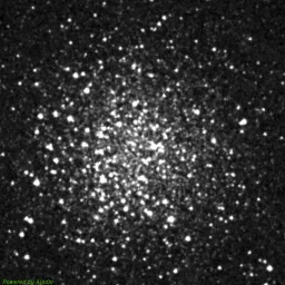 NGC5466 photo taken with red filter