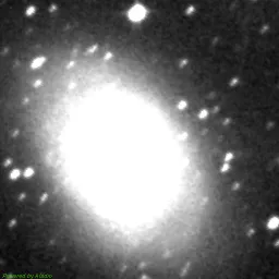 NGC6684 — imagem com filtro vermelho
