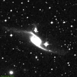 NGC6872 — imagem com filtro vermelho