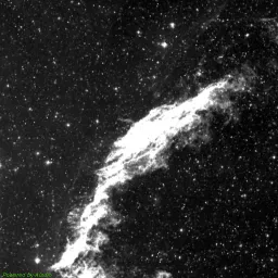 NGC6992 photo taken with red filter