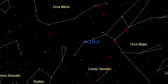 H III 2 on the sky map