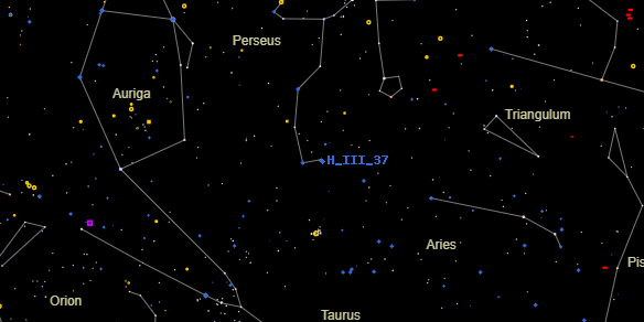 H III 37 on the sky map