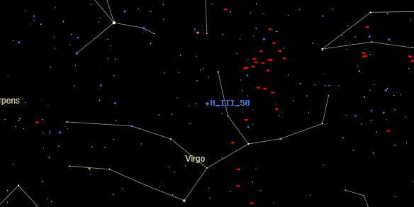 H III 50 on the sky map