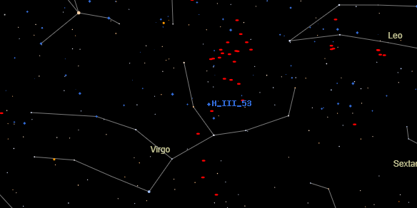 H III 53 on the sky map
