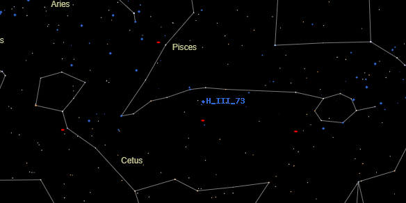 H III 73 on the sky map
