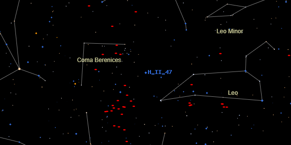 H II 47 on the sky map