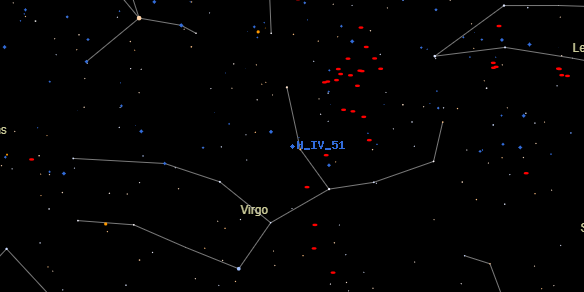H IV 51 on the sky map