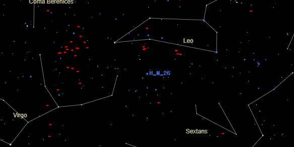 H N 26 on the sky map