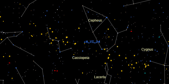 H VI 24 on the sky map