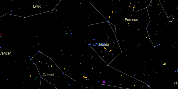 H VI 34 on the sky map