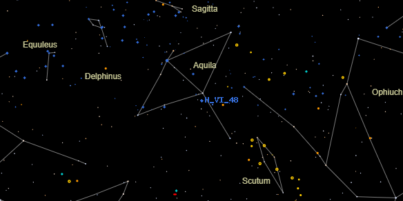 H VI 48 on the sky map