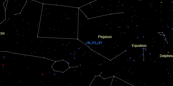 H VI 97 on the sky map