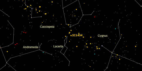 IC1434 on the sky map