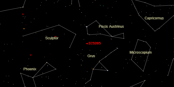 IC5265 on the sky map