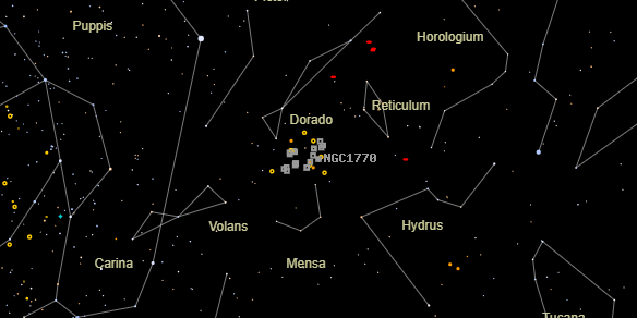 NGC1770 on the sky map