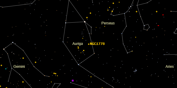 NGC1778 on the sky map
