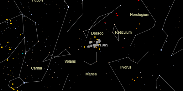 NGC1965 on the sky map