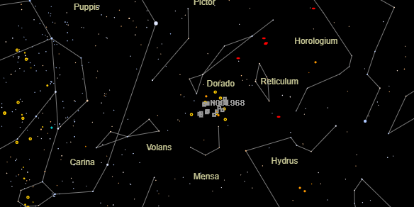 NGC1968 on the sky map