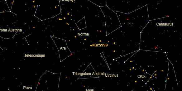 NGC5999 on the sky map